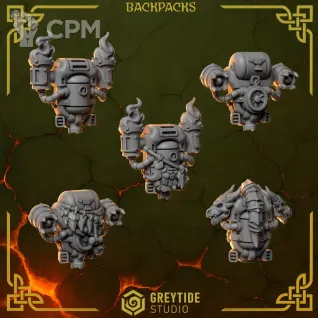 Описание картинки Salamanders Upgrade Kit. Anvil Wardens Pack 1 от 3Д-Печка по цене 3 000руб | Свободный Рынок Миниатюр - СРМ