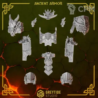 Описание картинки Salamanders Upgrade Kit. Anvil Wardens Pack 2 от 3Д-Печка по цене 3 500руб | Свободный Рынок Миниатюр - СРМ
