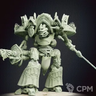 Описание картинки Nundam Adepta Sororitas imperial knight от 3Д-Печка по цене 3 500руб | Свободный Рынок Миниатюр - СРМ