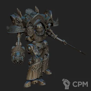 Описание картинки Nundam Adepta Sororitas imperial knight от 3Д-Печка по цене 3 500руб | Свободный Рынок Миниатюр - СРМ