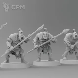 Описание картинки Savage Orks (Spear) от 3Д-Печка по цене 200руб | Свободный Рынок Миниатюр - СРМ