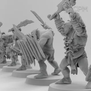 Описание картинки Savage Orks (Sword) от 3Д-Печка по цене 200руб | Свободный Рынок Миниатюр - СРМ