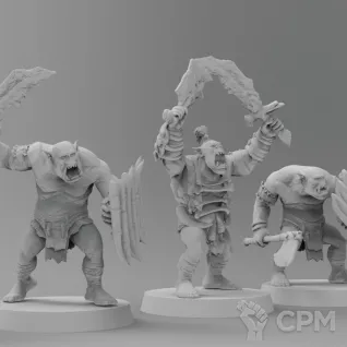 Описание картинки Savage Orks (Sword) от 3Д-Печка по цене 200руб | Свободный Рынок Миниатюр - СРМ