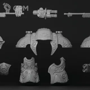 Описание картинки Knight Valerius от 3Д-Печка по цене 3 500руб | Свободный Рынок Миниатюр - СРМ