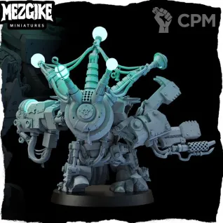 Описание картинки Boss mek in super armour от 3Д-Печка по цене 500руб | Свободный Рынок Миниатюр - СРМ