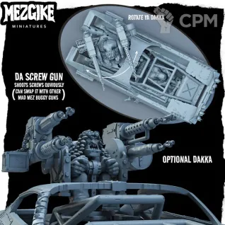 Описание картинки Mad Mez Buggy - Da Screw Farmer от 3Д-Печка по цене 2 300руб | Свободный Рынок Миниатюр - СРМ