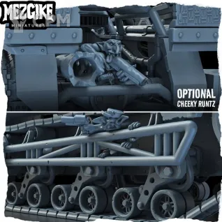 Описание картинки Mad Mez Buggy - Da Screw Farmer от 3Д-Печка по цене 2 300руб | Свободный Рынок Миниатюр - СРМ