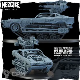Описание картинки Mad Mez Buggy - Da Screw Farmer от 3Д-Печка по цене 2 300руб | Свободный Рынок Миниатюр - СРМ