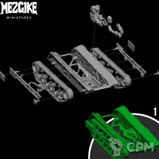 Описание картинки Mad Mez Buggy - Da Screw Farmer от 3Д-Печка по цене 2 300руб | Свободный Рынок Миниатюр - СРМ