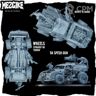 Описание картинки Mad Mez Buggy - Da Intercepta от 3Д-Печка по цене 2 200руб | Свободный Рынок Миниатюр - СРМ