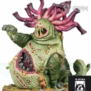 Описание картинки Beast of Nurgle от 3Д-Печка по цене 500руб | Свободный Рынок Миниатюр - СРМ