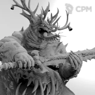 Описание картинки Great Unclean One от 3Д-Печка по цене 2 500руб | Свободный Рынок Миниатюр - СРМ