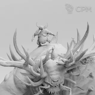 Описание картинки Great Unclean One от 3Д-Печка по цене 2 500руб | Свободный Рынок Миниатюр - СРМ