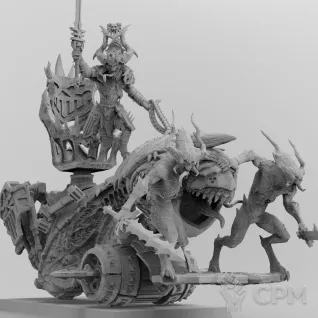Описание картинки Blood Throne of Khorne от 3Д-Печка по цене 1 500руб | Свободный Рынок Миниатюр - СРМ