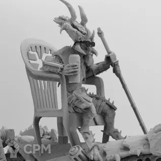 Описание картинки Blood Throne of Khorne (очень чиловый) от 3Д-Печка по цене 1 500руб | Свободный Рынок Миниатюр - СРМ