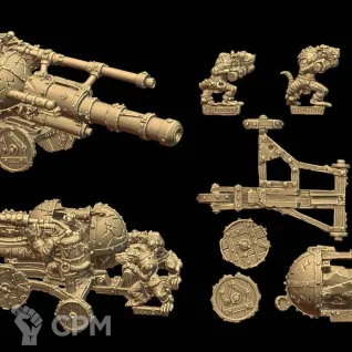 Описание картинки Warp Lightning Cannon - 6th Ed от 3Д-Печка по цене 1 000руб | Свободный Рынок Миниатюр - СРМ