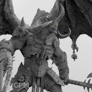 Описание картинки Bloodthirster от 3Д-Печка по цене 2 500руб | Свободный Рынок Миниатюр - СРМ