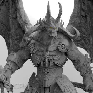 Описание картинки Bloodthirster от 3Д-Печка по цене 2 500руб | Свободный Рынок Миниатюр - СРМ