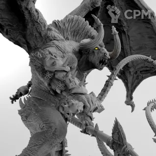 Описание картинки Bloodthirster от 3Д-Печка по цене 2 500руб | Свободный Рынок Миниатюр - СРМ