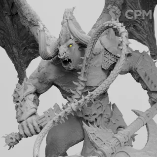 Описание картинки Bloodthirster от 3Д-Печка по цене 2 500руб | Свободный Рынок Миниатюр - СРМ