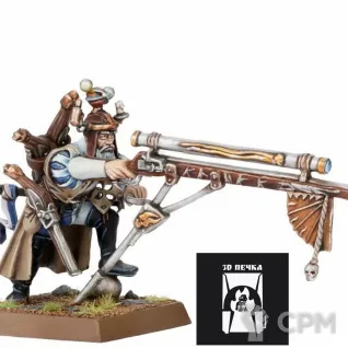 Описание картинки Empire Engineer with Hochland Long Rifle от 3Д-Печка по цене 400руб | Свободный Рынок Миниатюр - СРМ