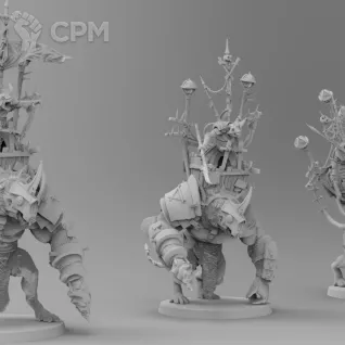 Описание картинки Skaven Warlords от 3Д-Печка по цене 1 500руб | Свободный Рынок Миниатюр - СРМ