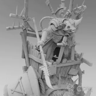 Описание картинки Skaven Warlords от 3Д-Печка по цене 1 500руб | Свободный Рынок Миниатюр - СРМ