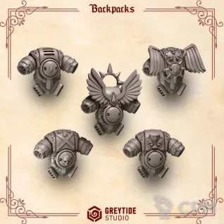 Описание картинки Crimson Lords: Backpack от 3Д-Печка по цене 150руб | Свободный Рынок Миниатюр - СРМ