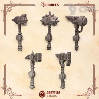 Описание картинки Crimson Lords: Hammers от 3Д-Печка по цене 250руб | Свободный Рынок Миниатюр - СРМ