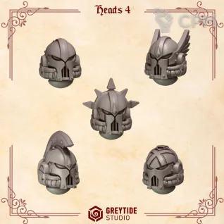 Описание картинки Crimson Lords: Heads 4 от 3Д-Печка по цене 150руб | Свободный Рынок Миниатюр - СРМ
