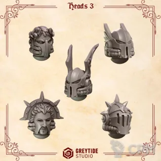 Описание картинки Crimson Lords: Heads 5 от 3Д-Печка по цене 150руб | Свободный Рынок Миниатюр - СРМ