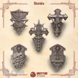 Описание картинки Crimson Lords: Shield от 3Д-Печка по цене 350руб | Свободный Рынок Миниатюр - СРМ