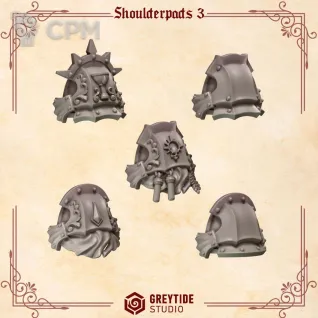 Описание картинки Crimson Lords: Shoulder 3 от 3Д-Печка по цене 150руб | Свободный Рынок Миниатюр - СРМ