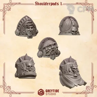 Описание картинки Crimson Lords: Shoulder 1 от 3Д-Печка по цене 150руб | Свободный Рынок Миниатюр - СРМ