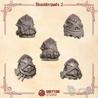 Описание картинки Crimson Lords: Shoulder 2 от 3Д-Печка по цене 150руб | Свободный Рынок Миниатюр - СРМ