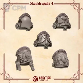 Описание картинки Crimson Lords: Shoulder 4 от 3Д-Печка по цене 150руб | Свободный Рынок Миниатюр - СРМ