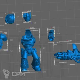 Описание картинки Silver Wardens Nemestrike Force Marines от Северная печать по цене 330руб | Свободный Рынок Миниатюр - СРМ