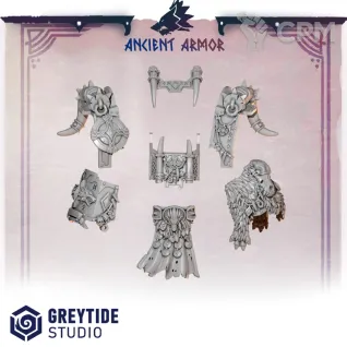 Описание картинки Primal Hounds:  Ancient armor от 3Д-Печка по цене 400руб | Свободный Рынок Миниатюр - СРМ