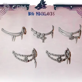 Описание картинки Primal Hounds: Big Necklaces от 3Д-Печка по цене 150руб | Свободный Рынок Миниатюр - СРМ