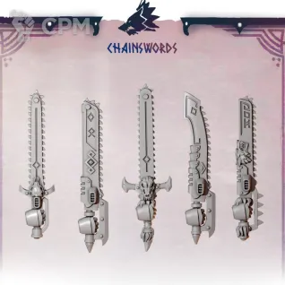 Описание картинки Primal Hounds: Chainswords от 3Д-Печка по цене 250руб | Свободный Рынок Миниатюр - СРМ