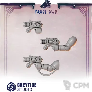 Описание картинки Primal Hounds: Frost Gun от 3Д-Печка по цене 150руб | Свободный Рынок Миниатюр - СРМ