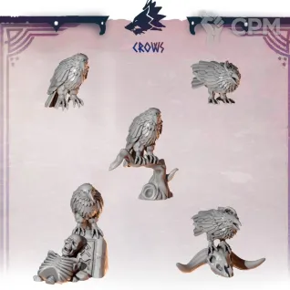 Описание картинки Primal Hounds: Crows от 3Д-Печка по цене 150руб | Свободный Рынок Миниатюр - СРМ