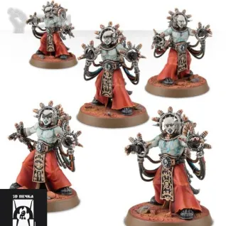 Описание картинки Corpuscarii / Fulgurite Electro-Priests от 3Д-Печка по цене 800руб | Свободный Рынок Миниатюр - СРМ