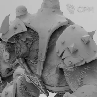 Описание картинки Armored Rat Ogres от 3Д-Печка по цене 600руб | Свободный Рынок Миниатюр - СРМ