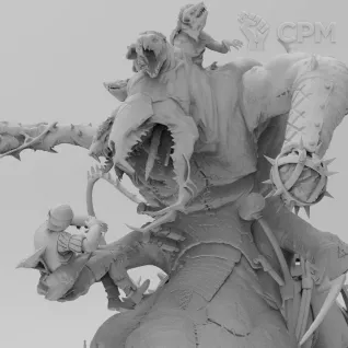 Описание картинки Hell Pit Abomination от 3Д-Печка по цене 2 000руб | Свободный Рынок Миниатюр - СРМ