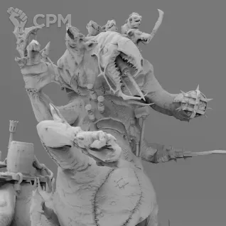 Описание картинки Hell Pit Abomination от 3Д-Печка по цене 2 000руб | Свободный Рынок Миниатюр - СРМ