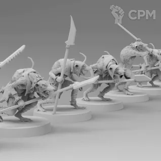 Описание картинки Skavenslaves от 3Д-Печка по цене 120руб | Свободный Рынок Миниатюр - СРМ