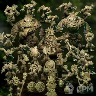 Описание картинки Jungle Avengers от 3Д-Печка по цене 3 500руб | Свободный Рынок Миниатюр - СРМ