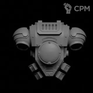 Описание картинки Primaris grav Backpack от 3Д-Печка по цене 50руб | Свободный Рынок Миниатюр - СРМ