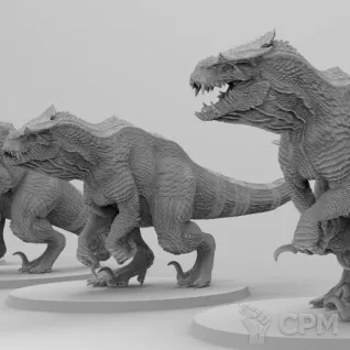 Описание картинки Carnosaurs от 3Д-Печка по цене 1 500руб | Свободный Рынок Миниатюр - СРМ